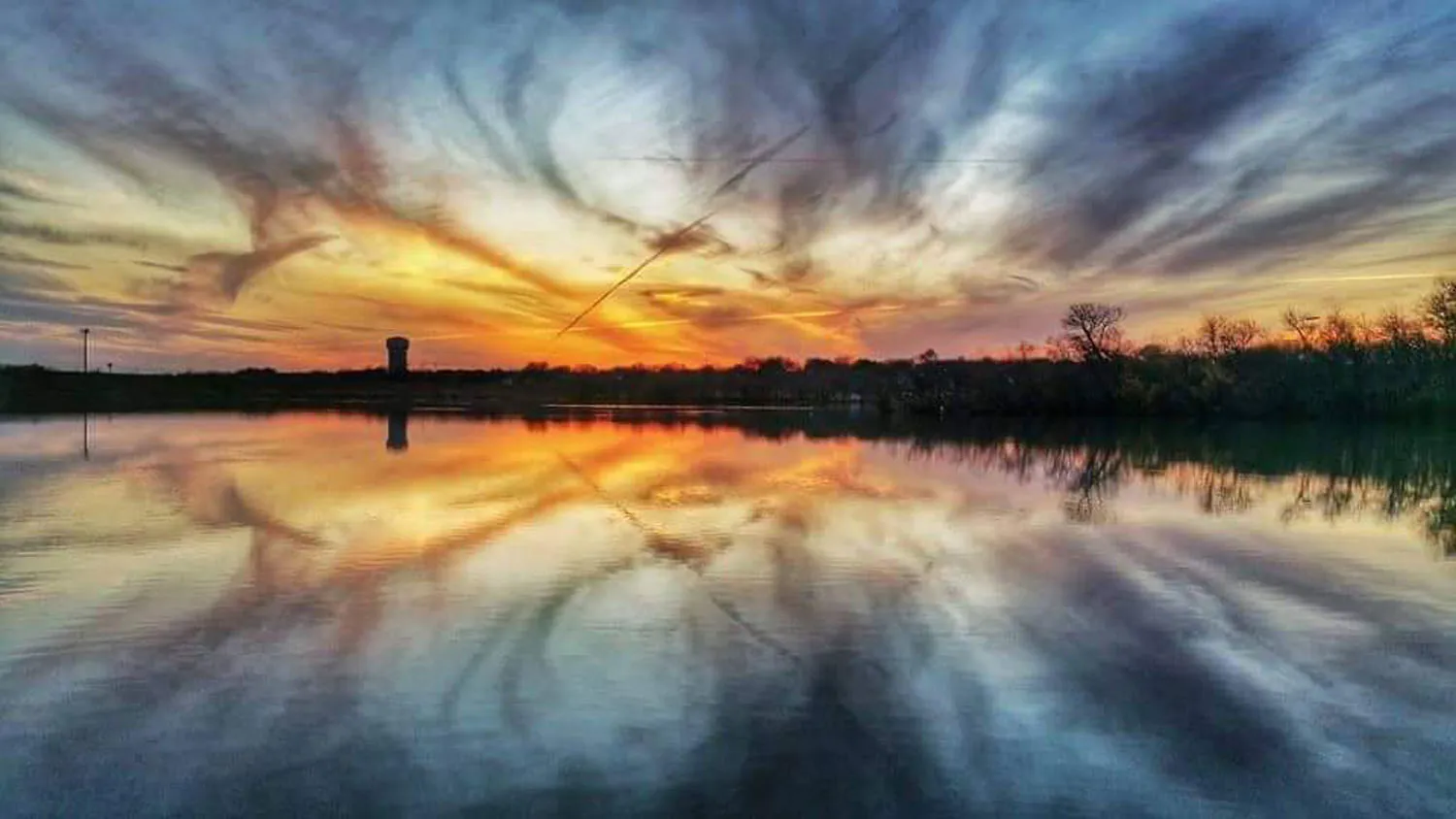 Sunset Reflection landscape photography by John Frazee